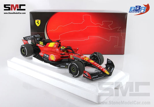 Ferrari F1 SF-23 #16 Charles Leclerc Italy Monza GP 2023 BBR 1:18 Polifoam Packaging