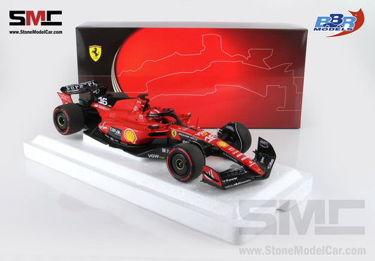 [Pre-Order] Ferrari F1 SF-23 #16 Charles Leclerc Belgium SPA GP 2023 BBR 1:18 Polifoam Packaging