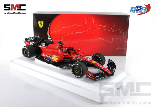 Ferrari F1 SF-23 #16 Charles Leclerc Singapore GP 2023 BBR 1:18 Polifoam Packaging