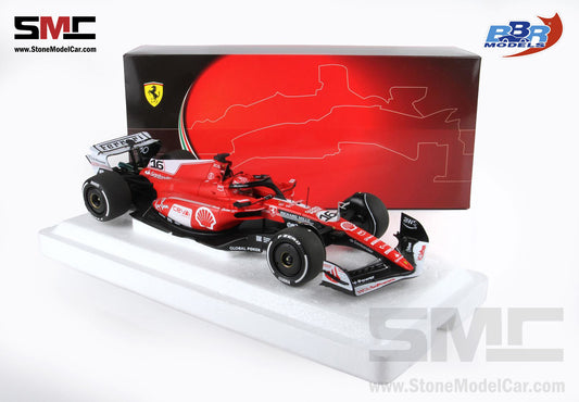 Ferrari F1 SF-23 #16 Charles Leclerc Las Vegas GP 2023 BBR 1:18 Polifoam Packaging