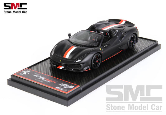 BBR Ferrari 488 Pista Spider 2018 Matt Black F1 #16 Charles Leclerc 1:43 Limited 216 pcs