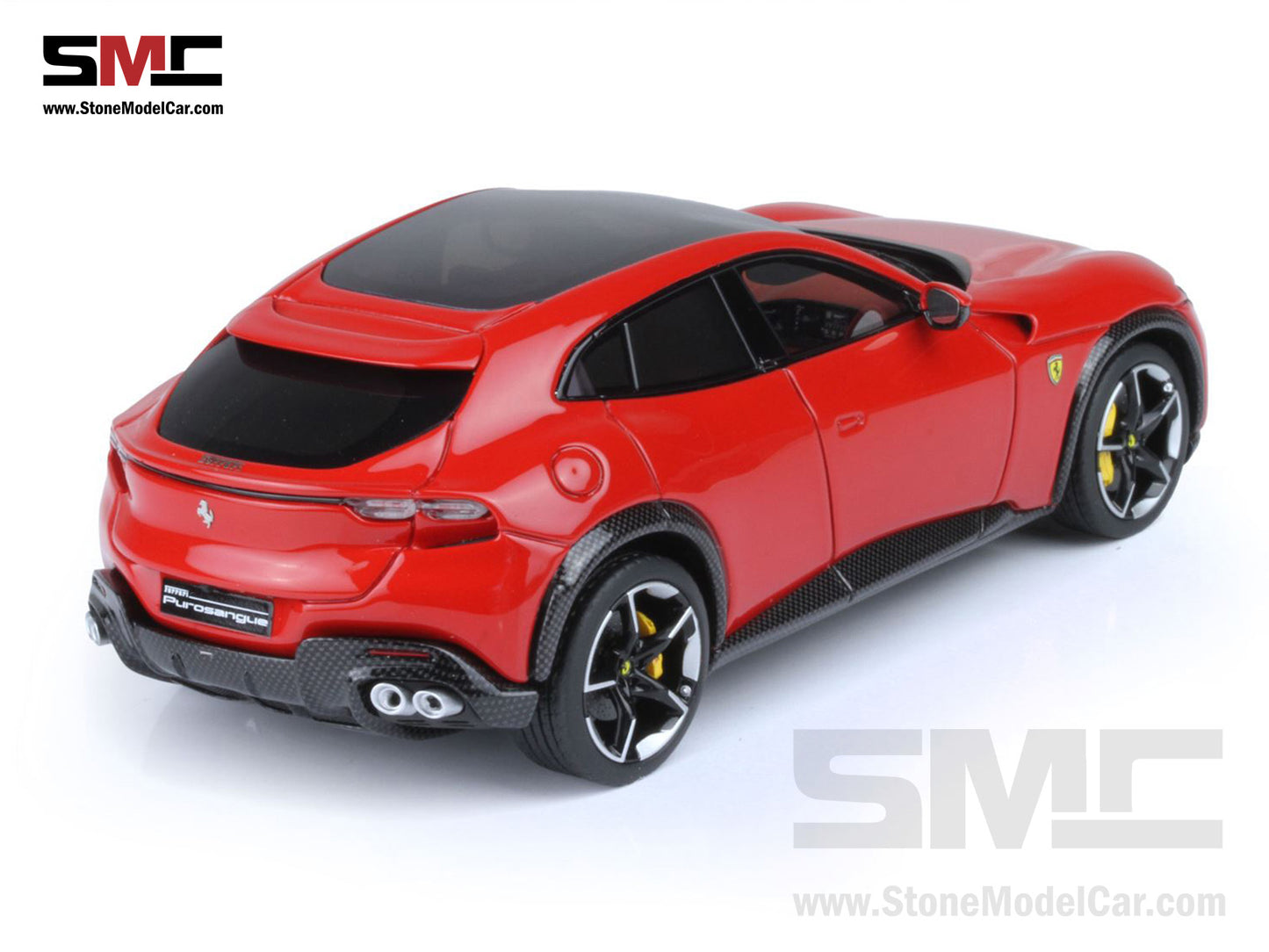 BBR High End Ferrari 1:43 Purosangue Rosso Corsa 322 Color, Don't Call It a SUV LE 49