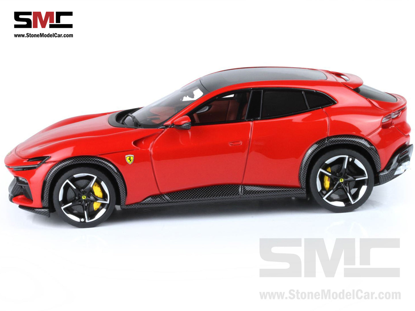 BBR High End Ferrari 1:43 Purosangue Rosso Corsa 322 Color, Don't Call It a SUV LE 49