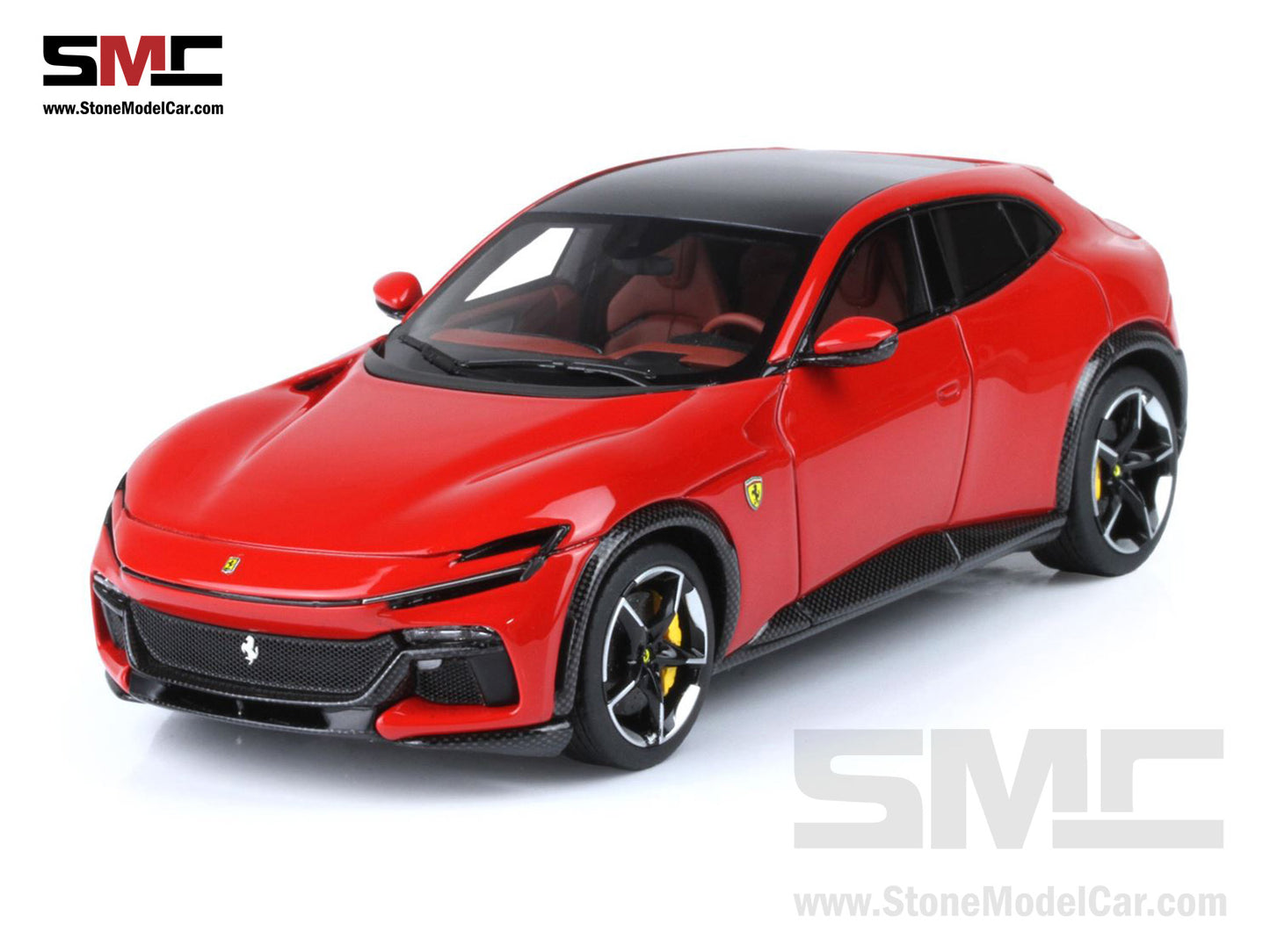 BBR High End Ferrari 1:43 Purosangue Rosso Corsa 322 Color, Don't Call It a SUV LE 49