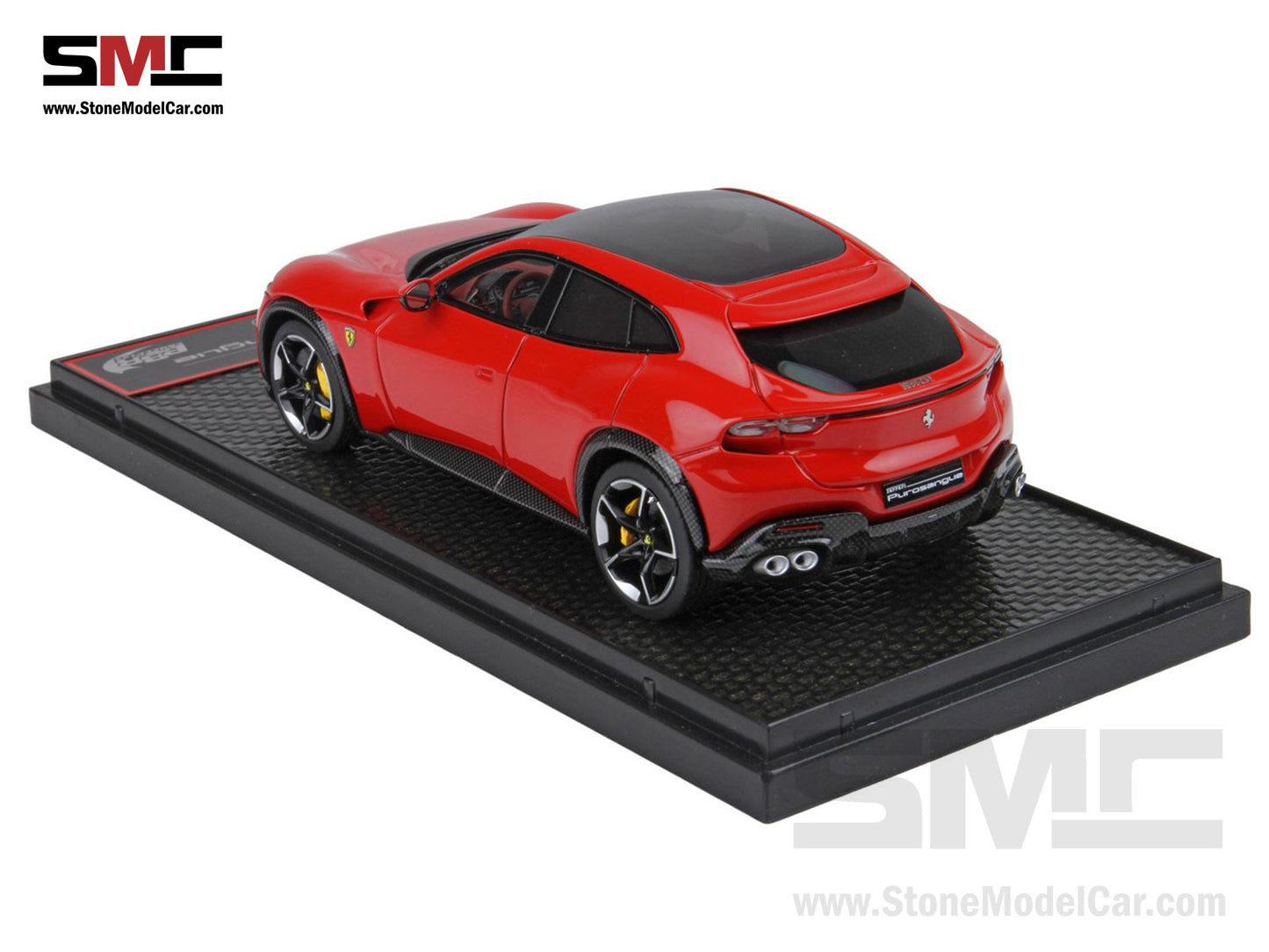 BBR High End Ferrari 1:43 Purosangue Rosso Corsa 322 Color, Don't Call It a SUV LE 49