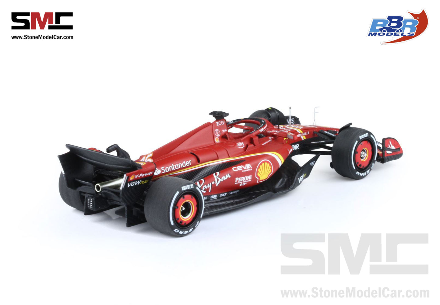 [Pre-Order] Ferrari F1 SF-24 #16 Charles Leclerc Australia GP 2024 BBR 1:43 BBRC295A