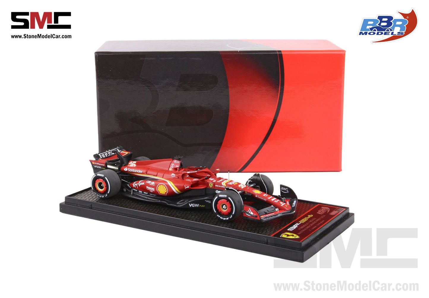 [Pre-Order] Ferrari F1 SF-24 #16 Charles Leclerc Australia GP 2024 BBR 1:43 BBRC295A