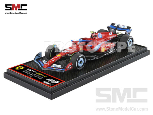 [Pre-Order] Ferrari F1 SF-24 #55 Carlos Sainz USA Miami GP 2024 BBR 1:43 BBRC301B