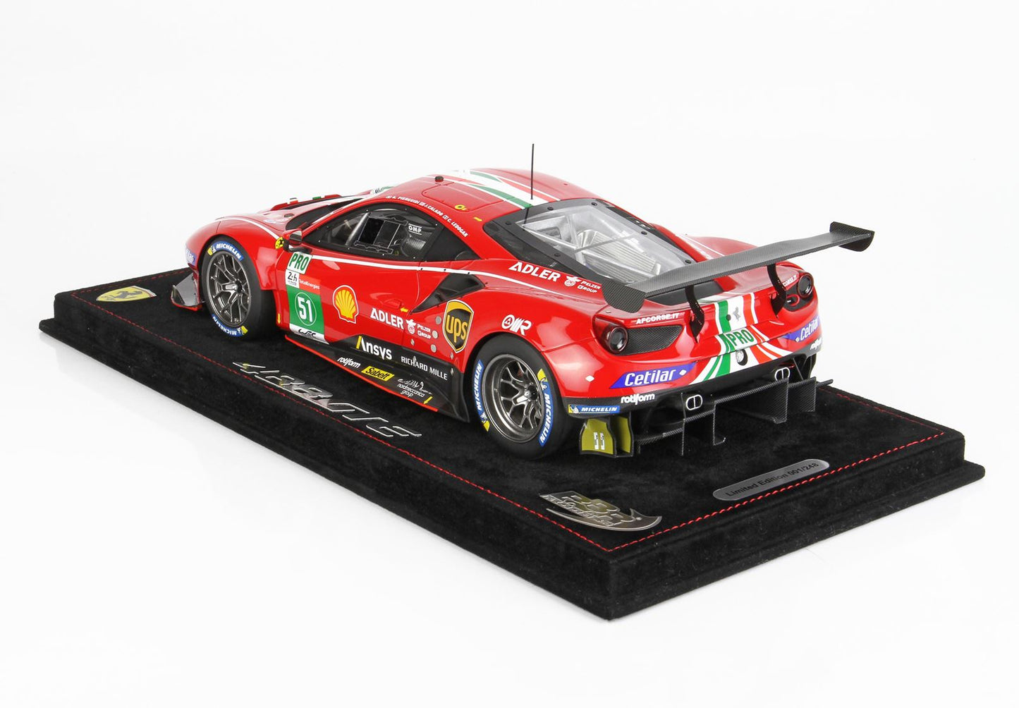 BBR 1:18 Ferrari 488 LM GTE PRO AF Corse #51 Winner 24h Le Mans 2021 Limited 248