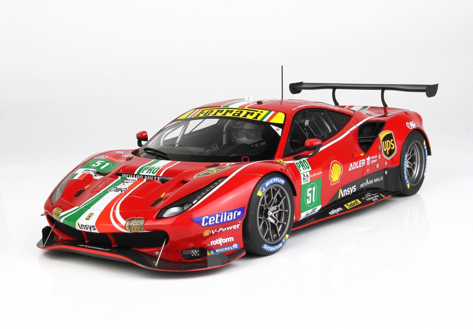 BBR 1:18 Ferrari 488 LM GTE PRO AF Corse #51 Winner 24h Le Mans 2021  Limited 248