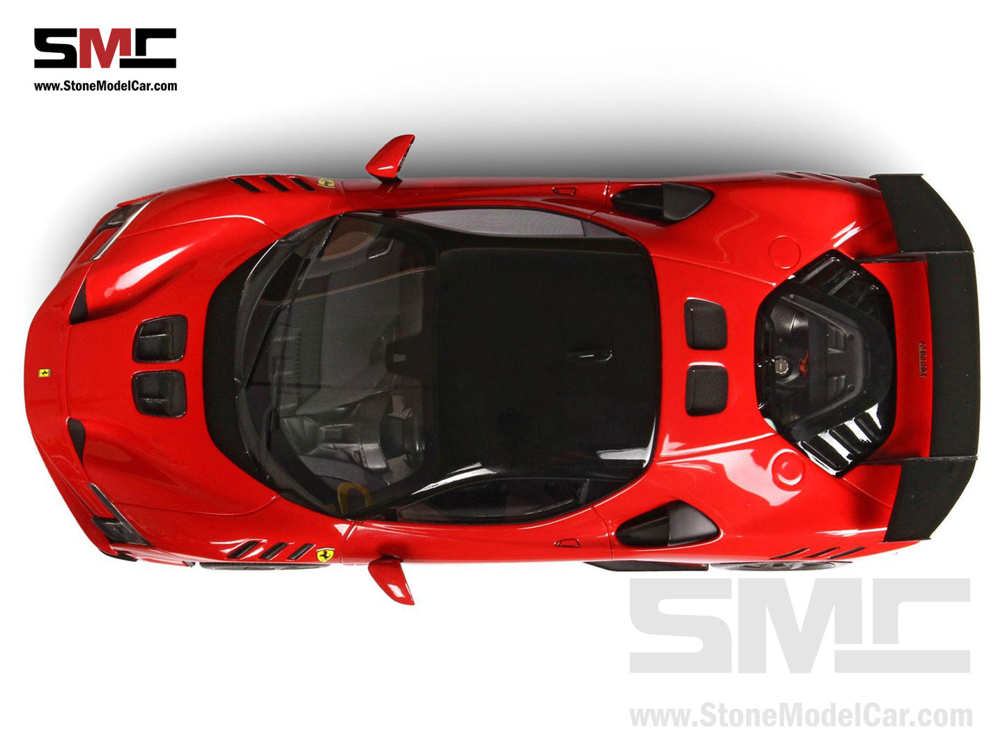 BBR 1:18 Ferrari SF90 XX Stradale 2023 - Rosso Corsa 322 Red P18237C with Leather Base