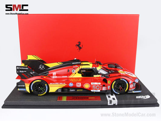 [Pre-Order] Ferrari 499P #50 AF CORSE Winner 24H Le Mans 2024 BBR 1:18 P18252A