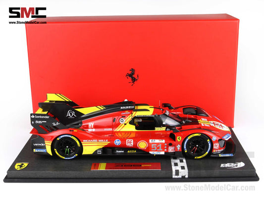 [Pre-Order] Ferrari 499P #51 AF CORSE 3rd 24H Le Mans 2024 BBR 1:18 P18252B