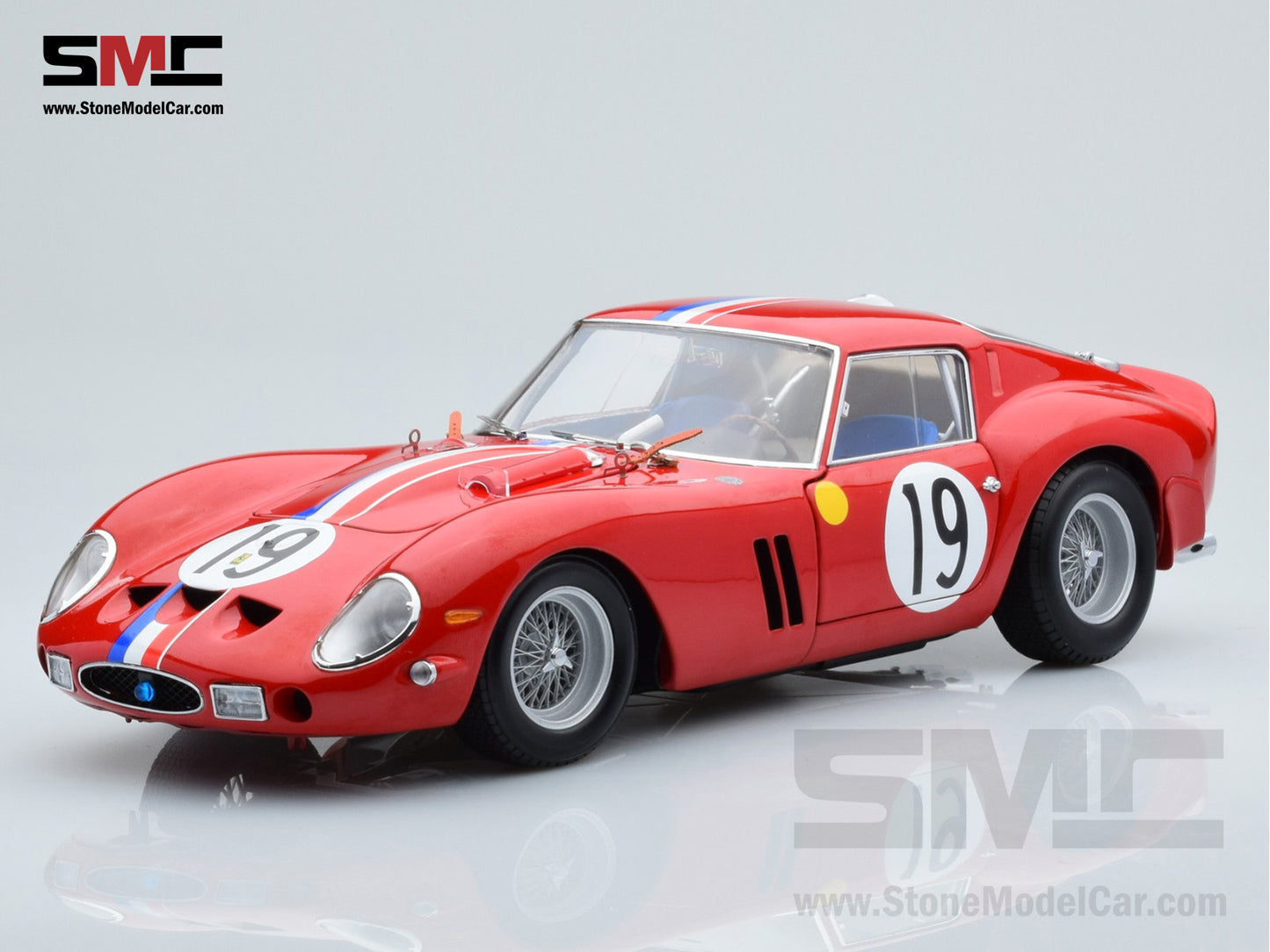 Kyosho 1:18 Ferrari 250 GTO #19 2nd (Winner GT3.0 class) 24h Le Mans 1962 08438A