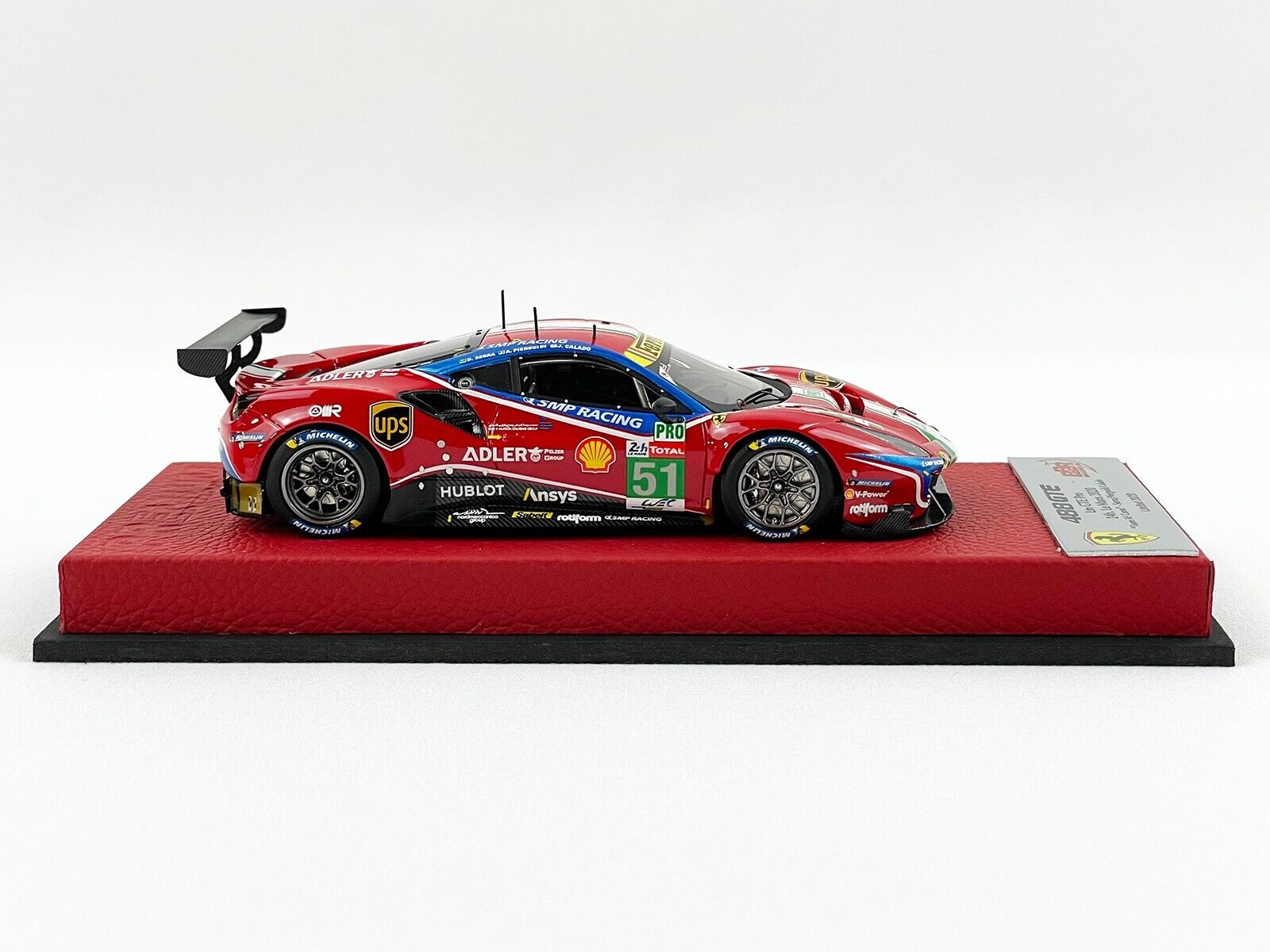 BBR PREMIUM 1:43 Ferrari 488 LM GTE PRO Team AF Corse #51 24H Le Mans 2020