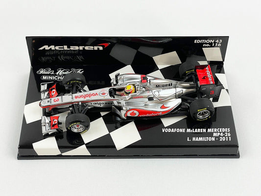 Vodafone Mclaren Mercedes F1 MP4-26 #3 Lewis Hamilton Season 2011 MINICHAMPS 1:43