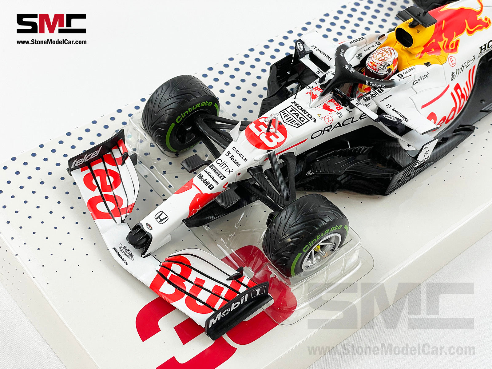 2021 World Champion #33 Max Verstappen Red Bull F1 RB16B Turkish GP 1:18  Minichamps Gift Box