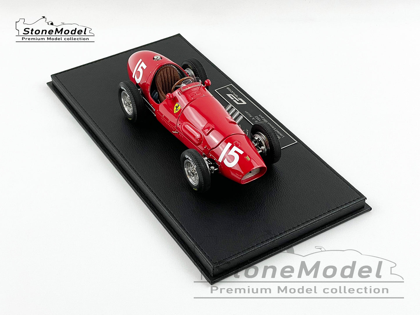 Ferrari F1 500F2 #15 Alberto Ascari British GP 1952 World Champion 1:18 with Figure