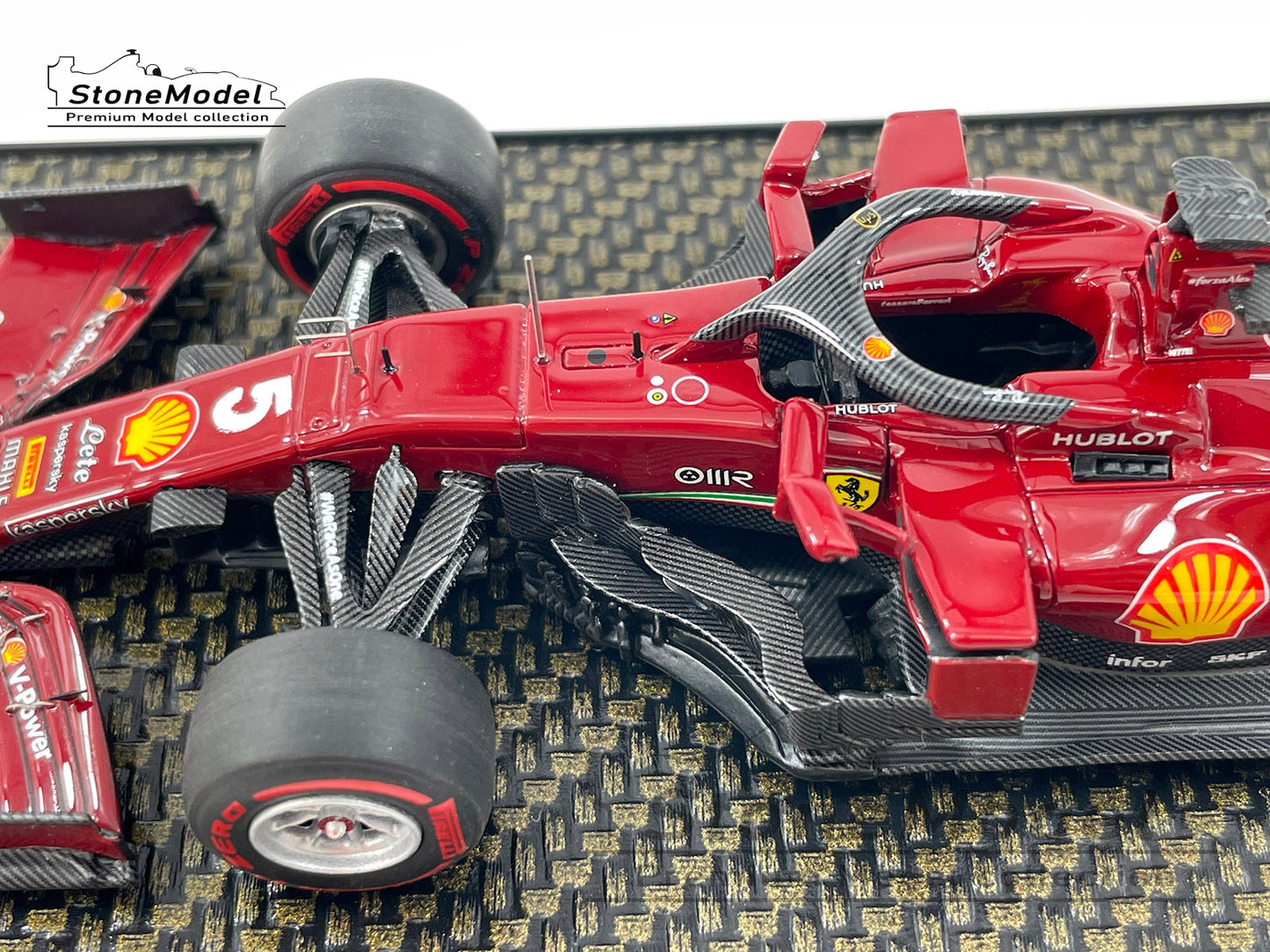 Ferrari F1 SF1000 #5 Sebastian Vettel Tuscan 2020 Mugello 1000th 1:43 BBR BBRC245B