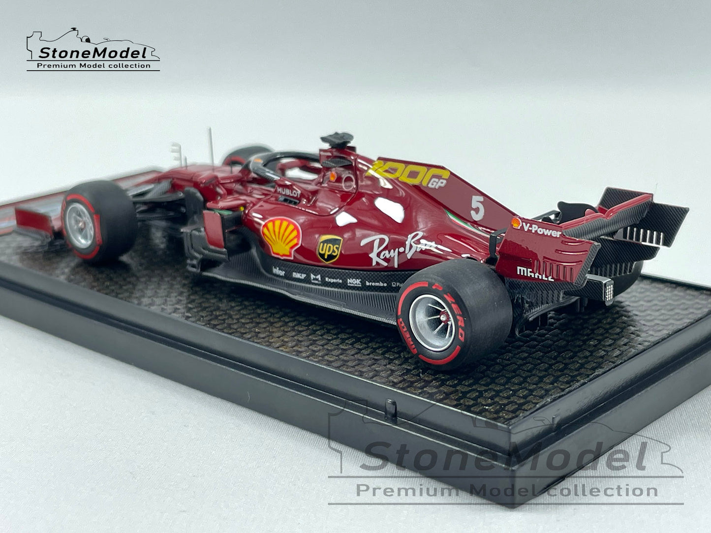 Ferrari F1 SF1000 #5 Sebastian Vettel Tuscan 2020 Mugello 1000th 1:43 BBR BBRC245B