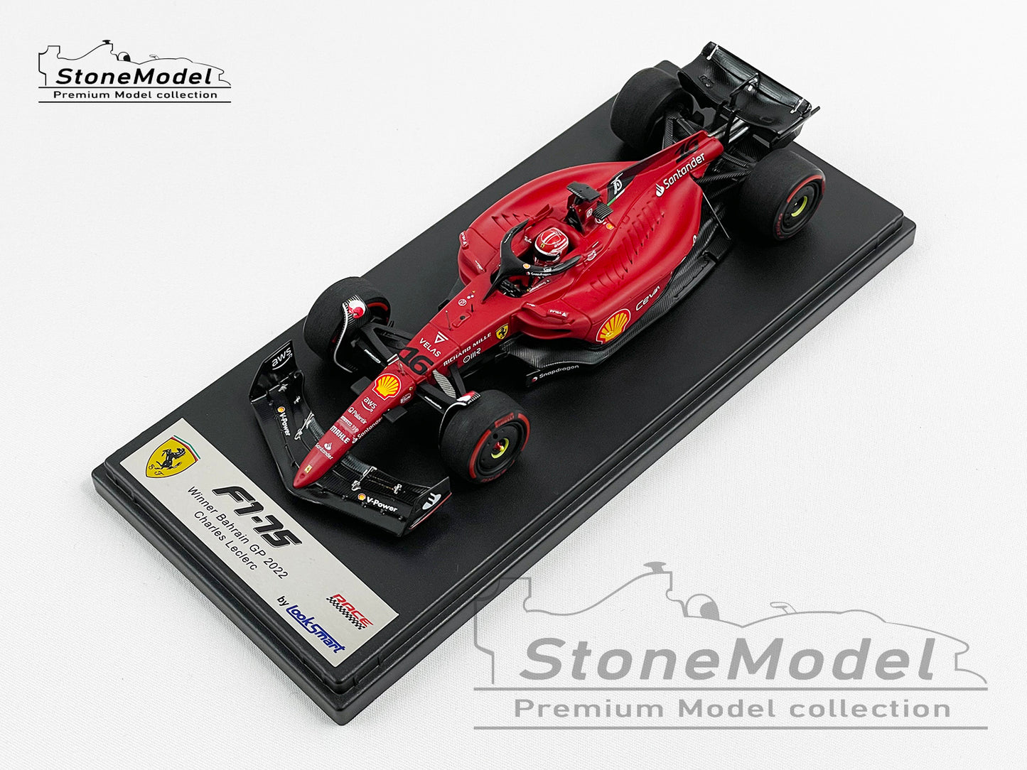 2022 F1 Ferrari F1-75 #16 Charles Leclerc Bahrain Winner 1st Win Looksmart 1:43