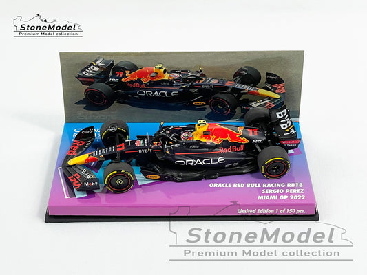 MINICHAMPS 1:43 Red Bull F1 RB18 #11 Sergio Perez US Miami GP 2022 Limited 150