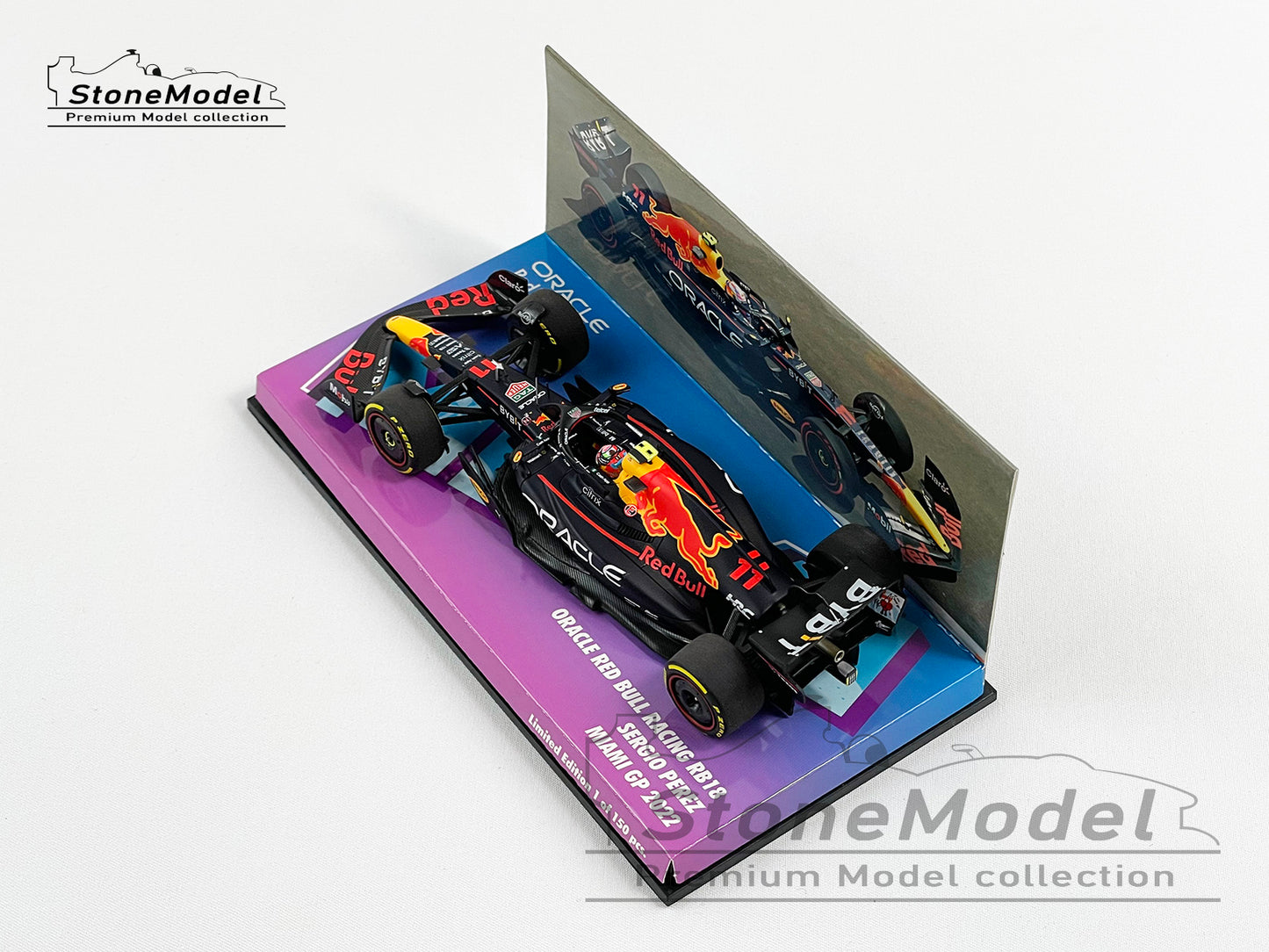 MINICHAMPS 1:43 Red Bull F1 RB18 #11 Sergio Perez US Miami GP 2022 Limited 150