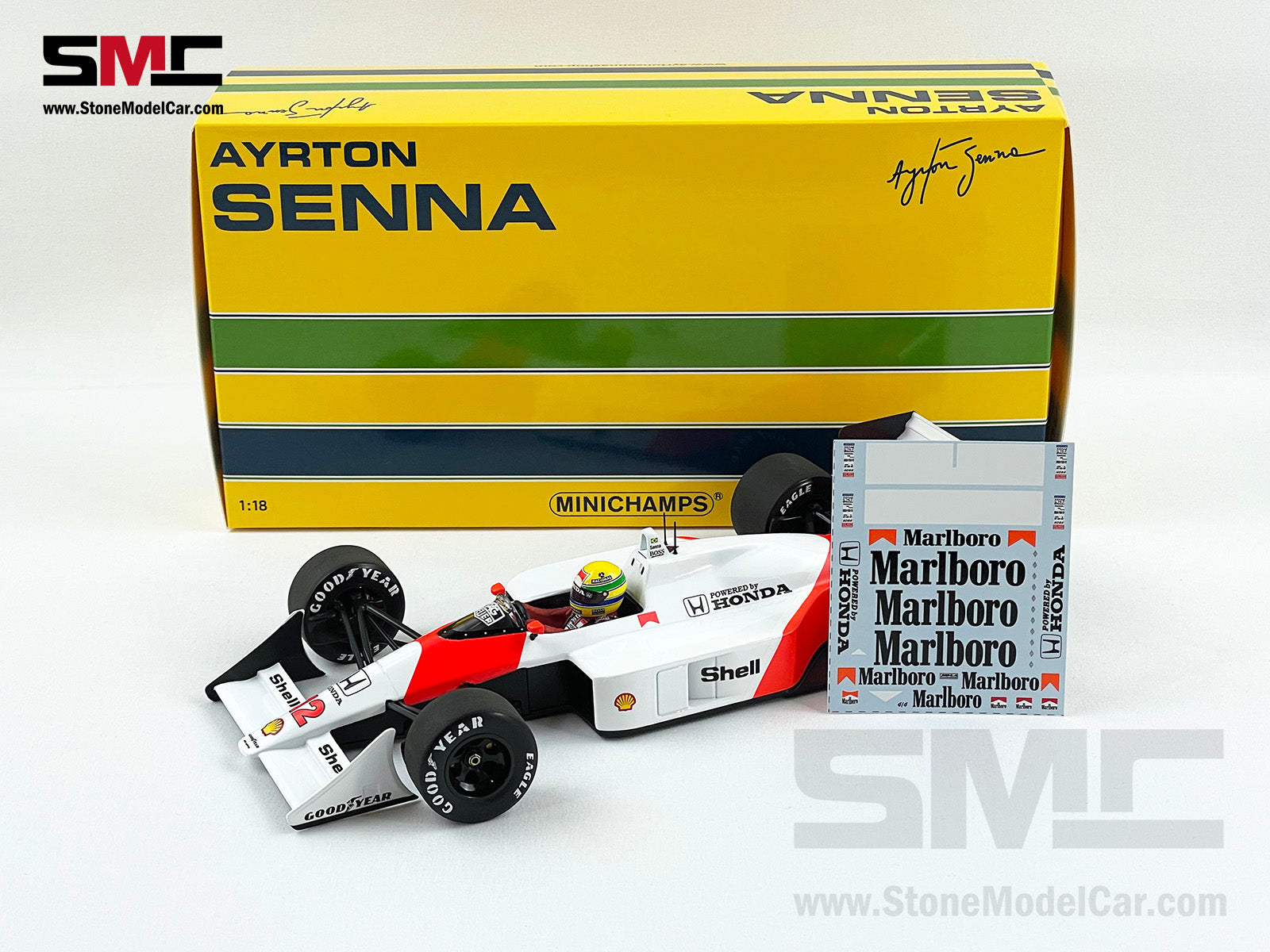 Mclaren F1 MP4/4 #12 Ayrton Senna Japan GP 1988 World Champion 1