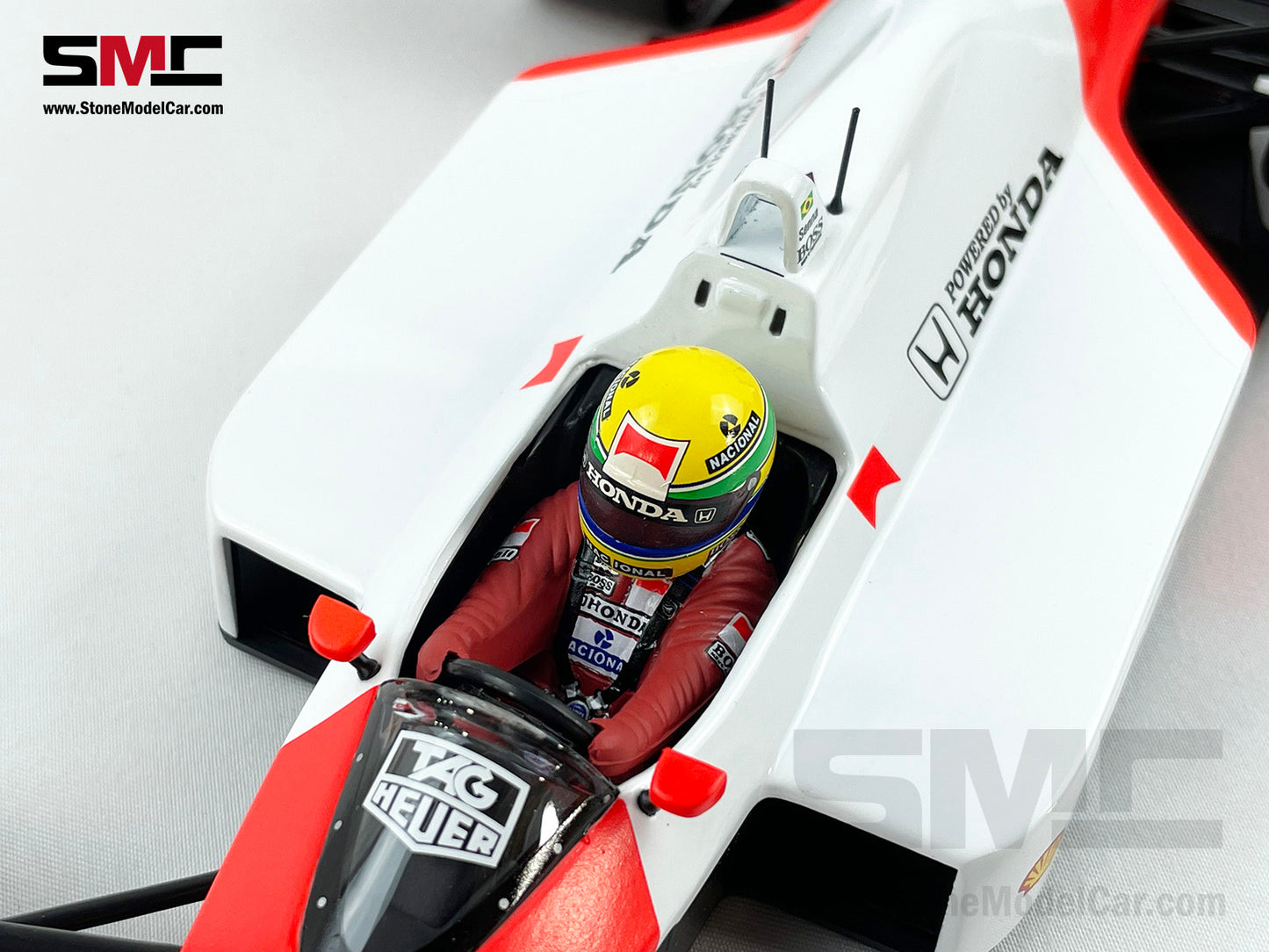 Mclaren F1 MP4/4 #12 Ayrton Senna Japan GP 1988 World Champion 1:18 MINICHAMPS + Decal