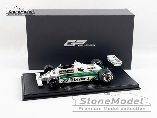 Williams F1 FW07B 27 Alan Jones French GP 1980 World Champion 1:18 GP Replicas