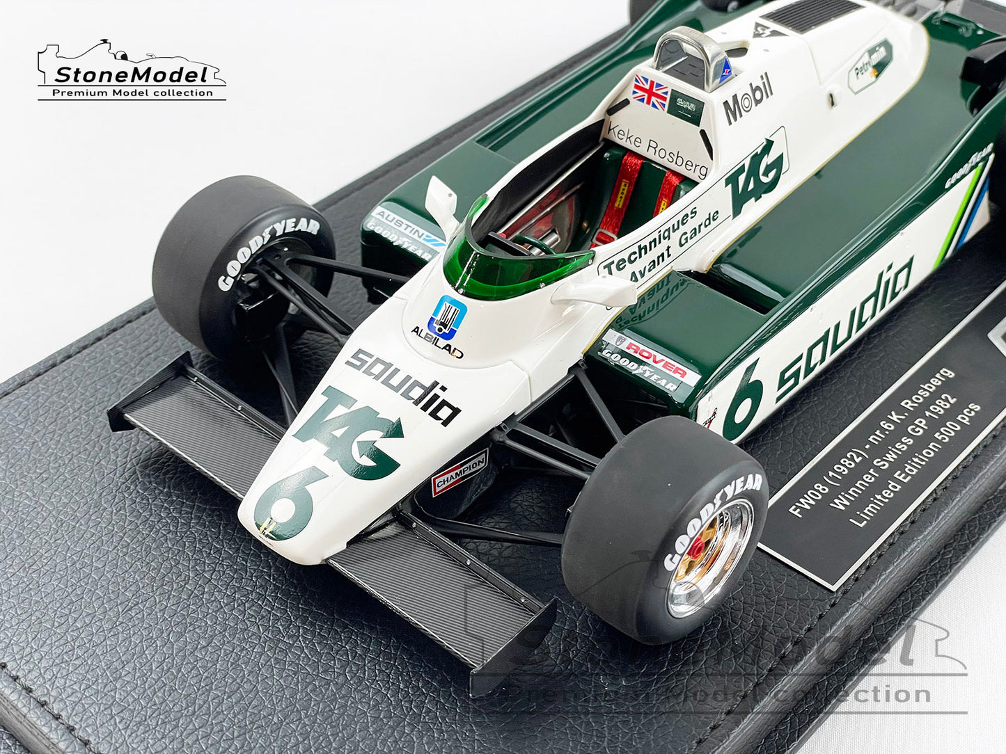 Williams F1 FW08 #6 Keke Rosberg Swiss GP 1982 World Champion 1:18 GP Replicas