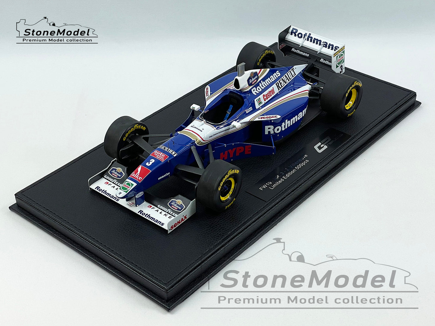 Williams F1 FW19 Jacques Villeneuve 1997 World Champion 1:18 GP REPLICAS + Decal