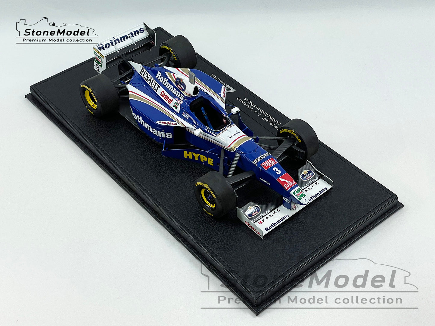 Williams F1 FW19 Jacques Villeneuve 1997 World Champion 1:18 GP REPLICAS + Decal