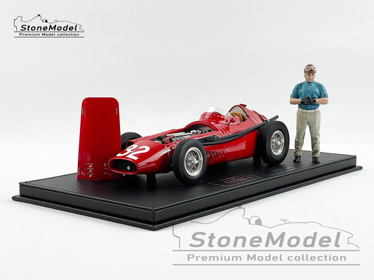 Maserati F1 250F #32 Juan Manuel Fangio Monaco GP 1957 World Champion 1:18 with Figure