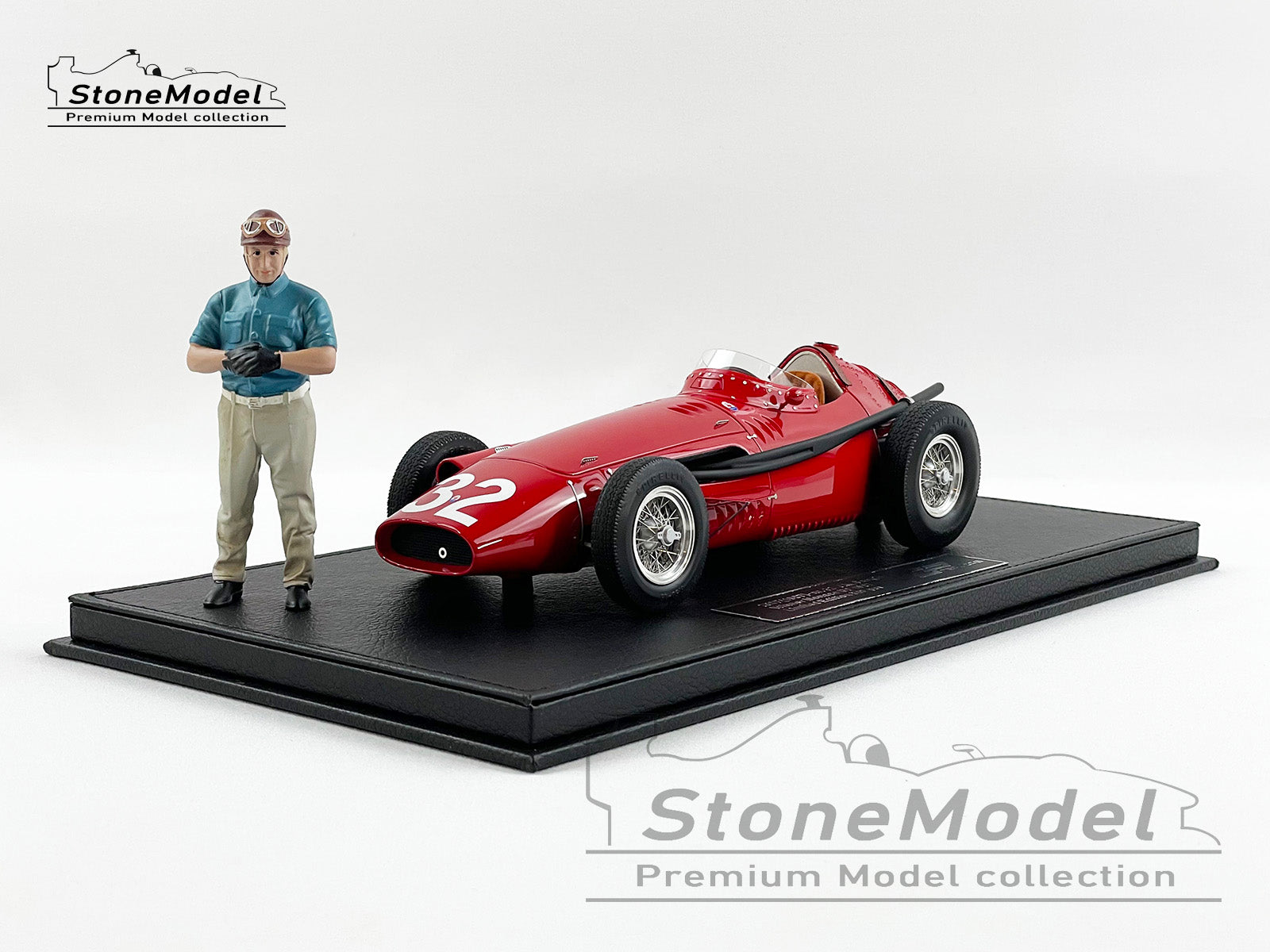 Maserati F1 250F #32 Juan Manuel Fangio Monaco GP 1957 World Champion 1:18  with Figure