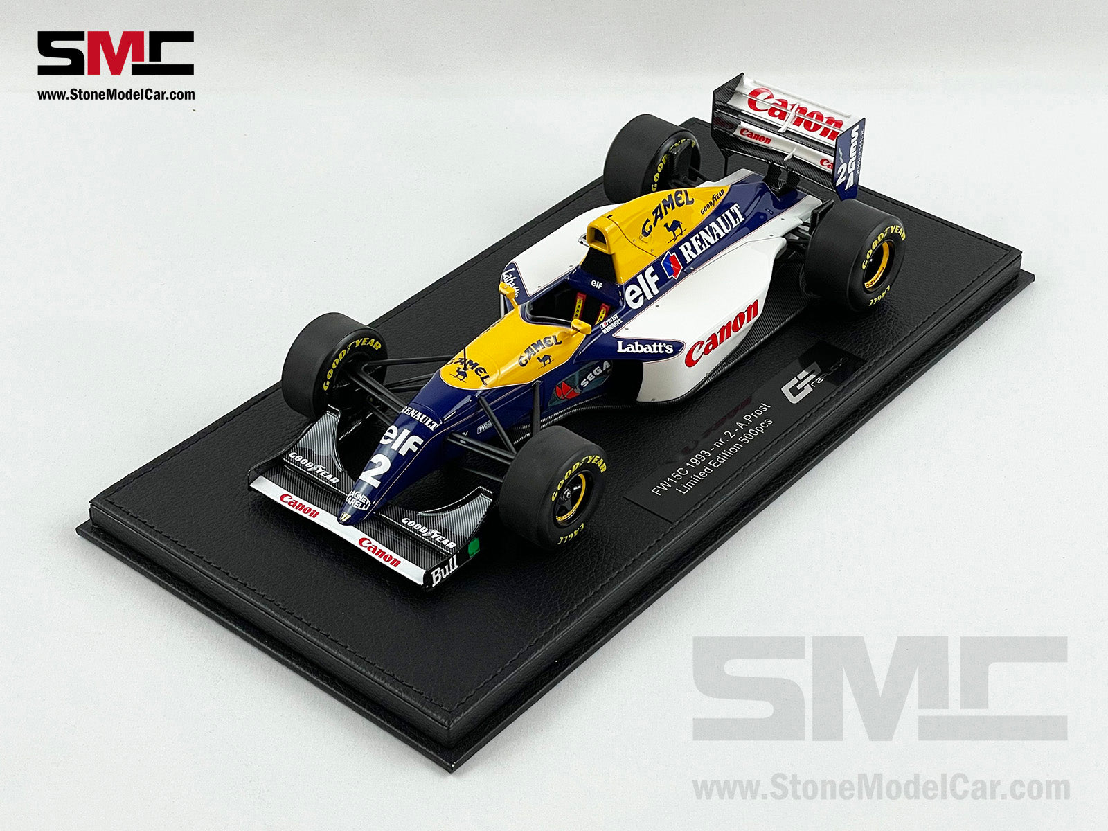 Williams F1 FW15C #2 Alain Prost 1993 World Champion 1:18 GP