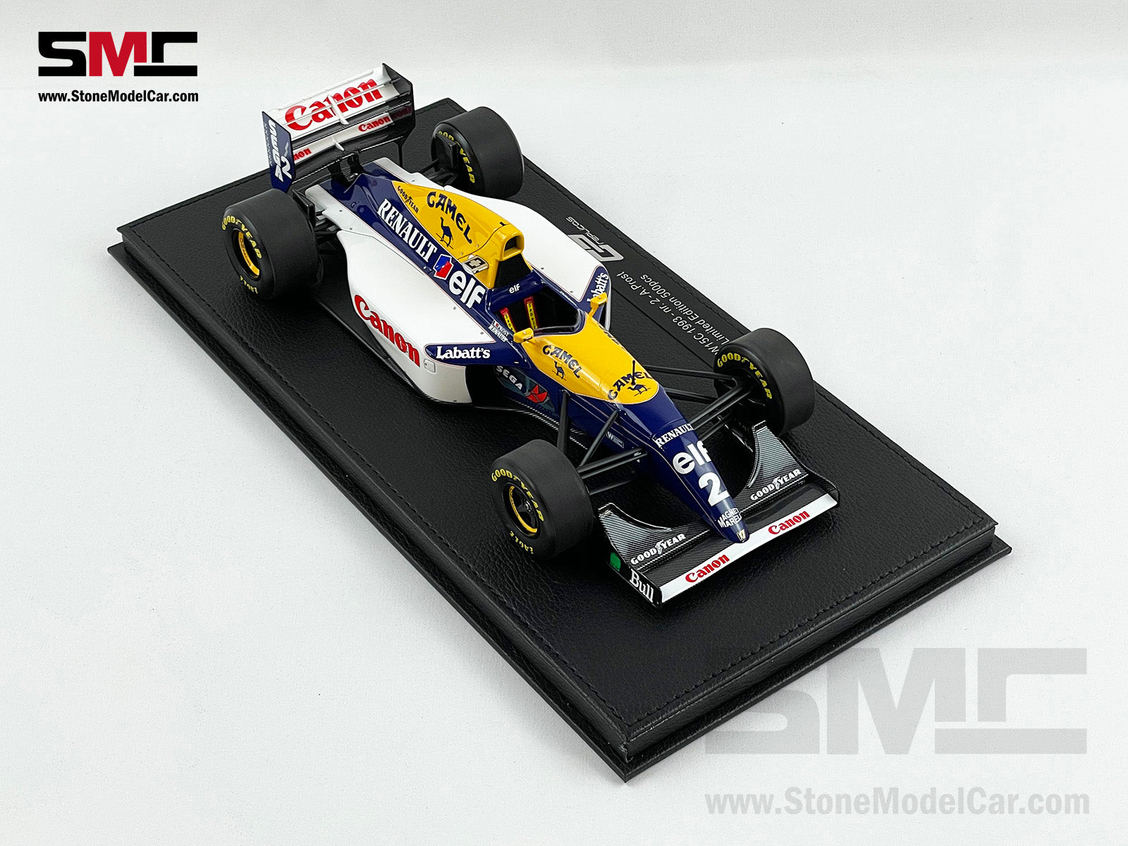 Williams F1 FW15C #2 Alain Prost 1993 World Champion 1:18 GP REPLICAS with  Decal