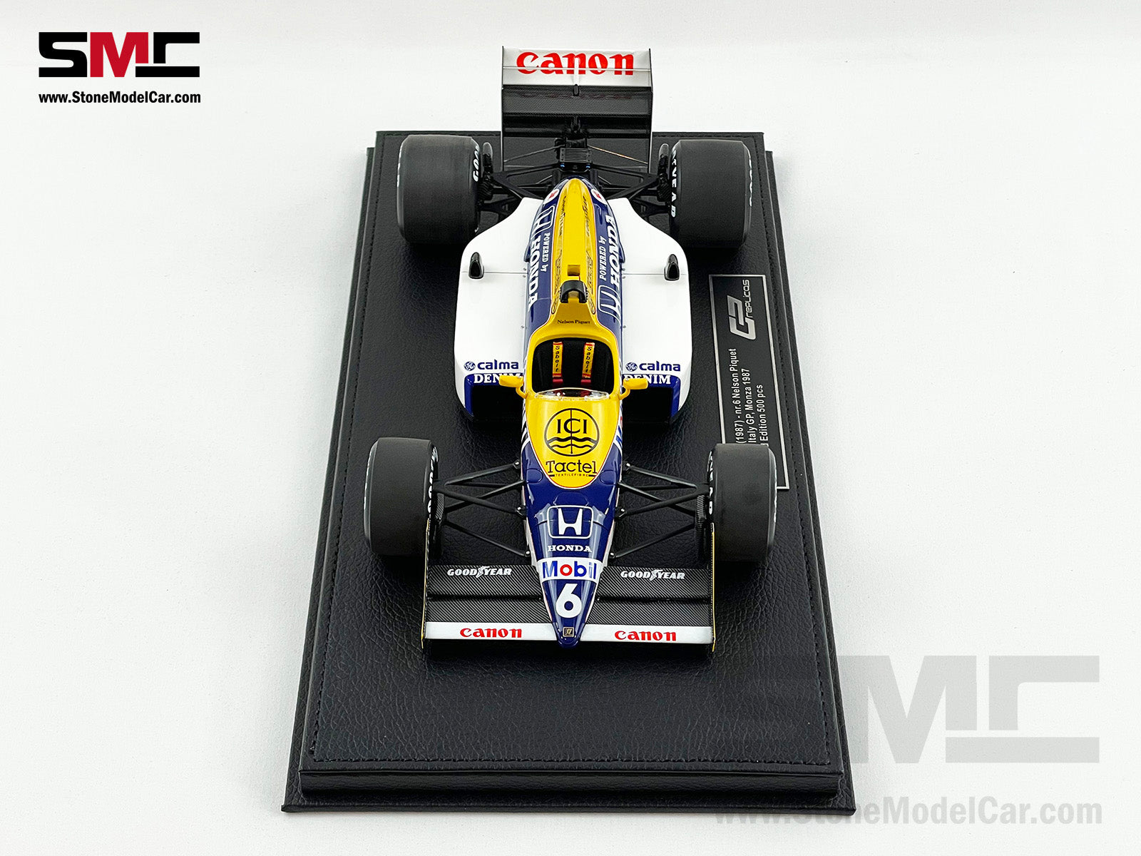 Williams F1 FW11B #6 Nelson Piquet Italy 1987 World Champion 1:18 GP  REPLICAS