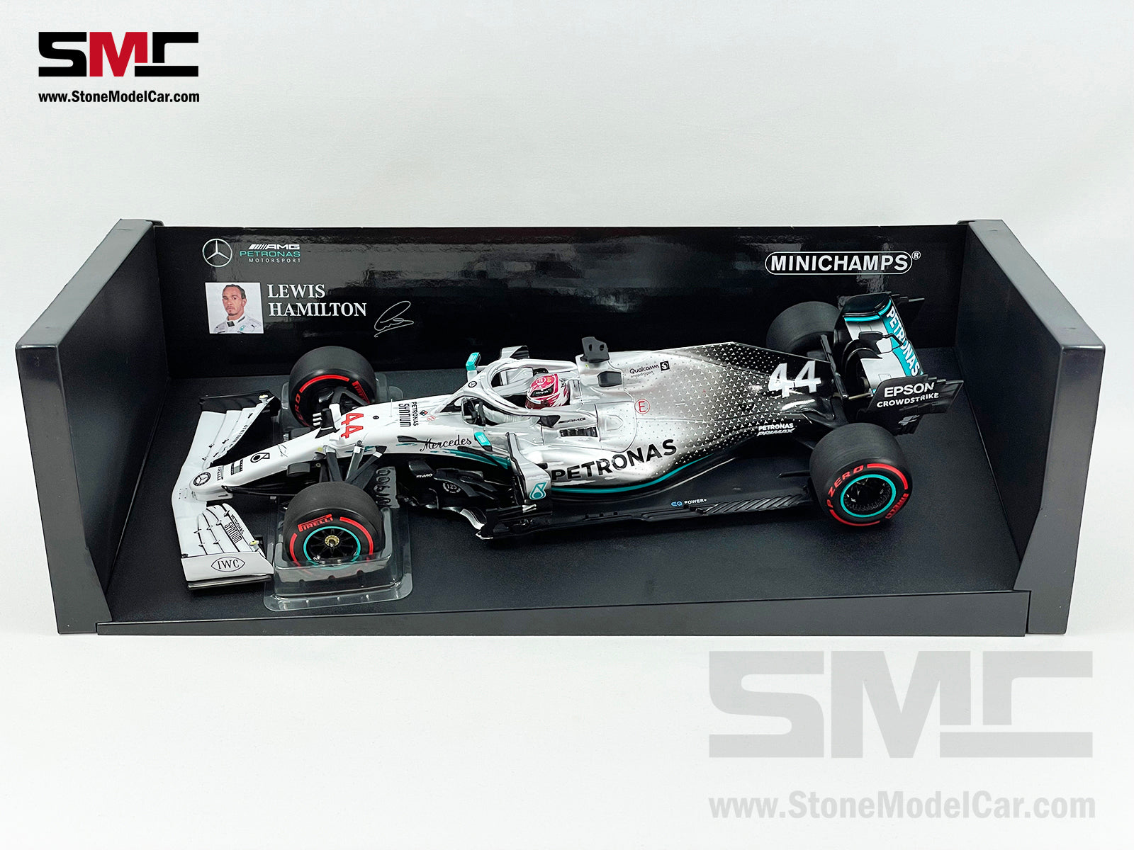 2019 World Champion Mercedes AMG F1 W10 #44 Lewis Hamilton German GP 1:18  MINICHAMPS