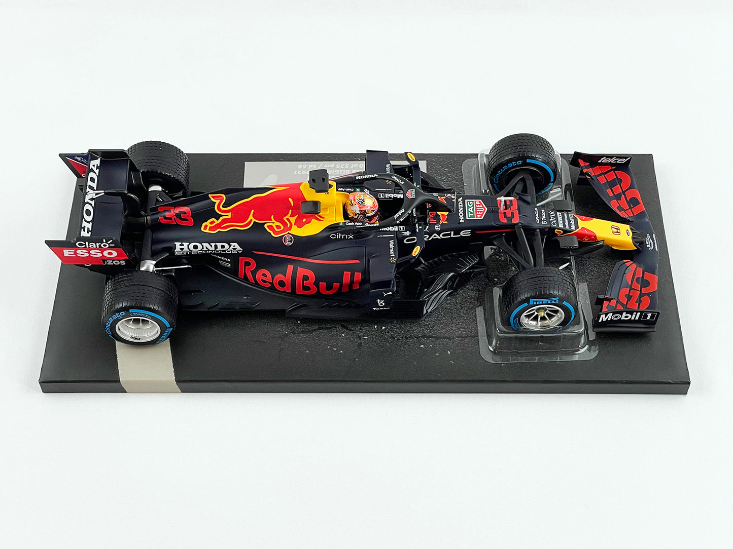 2021 F1 World Champion #33 Max Verstappen Red Bull RB16B Belgian SPA 1:18 MINICHAMPS