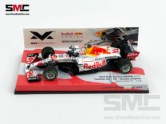 2021 F1 World Champion #33 Max Verstappen Red Bull RB16B Turkish GP Special Livery 1:43 MINICHAMPS