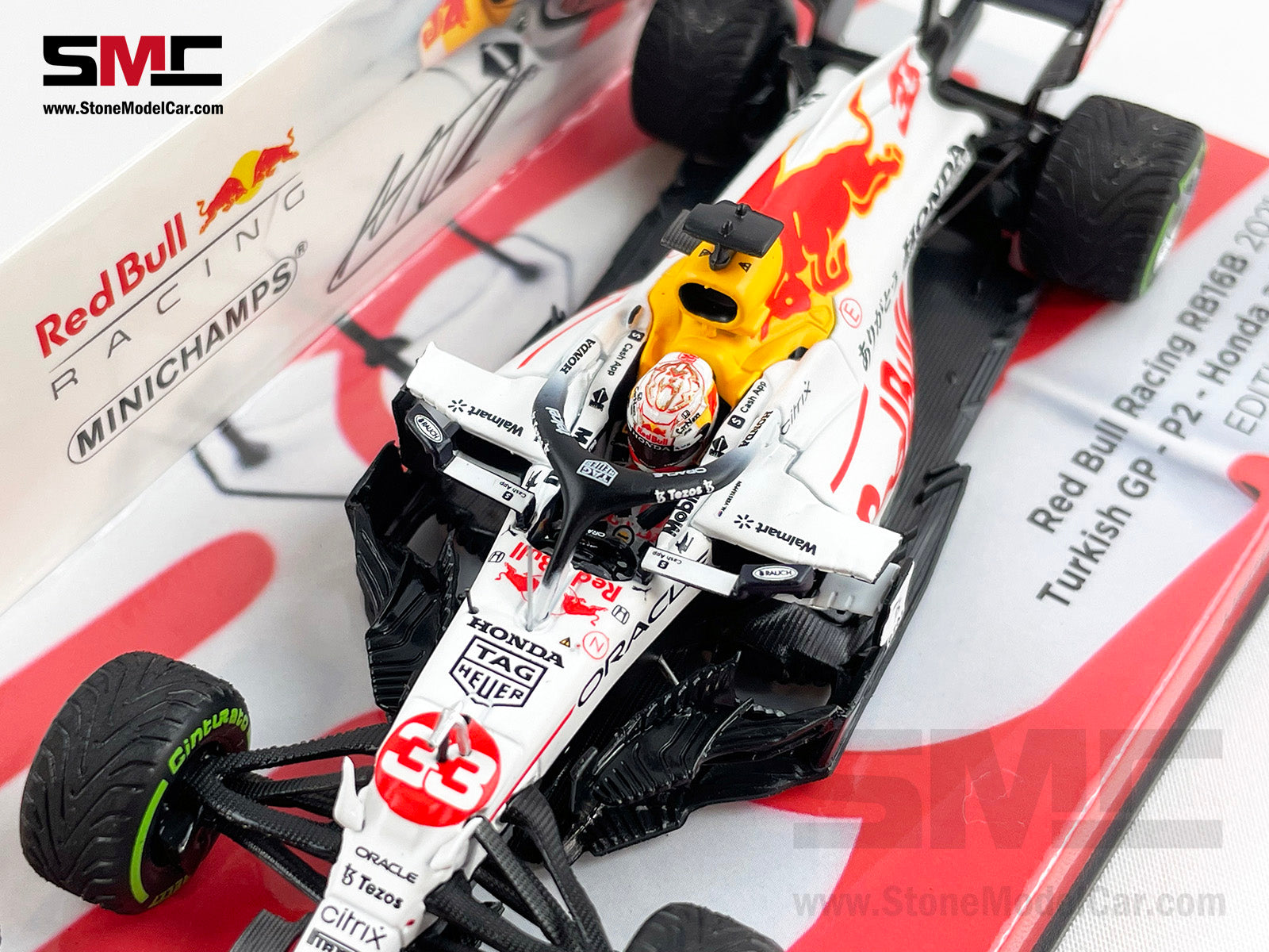 2021 F1 World Champion #33 Max Verstappen Red Bull RB16B Turkish GP Special  Livery 1:43 MINICHAMPS