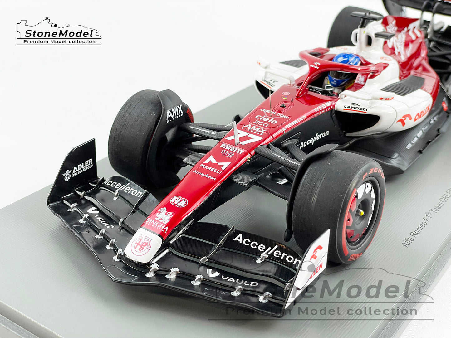 2022 Alfa Romeo Sauber F1 C42 #77 Valtteri Bottas Bahrain 6th 1:18 Spark 18S747