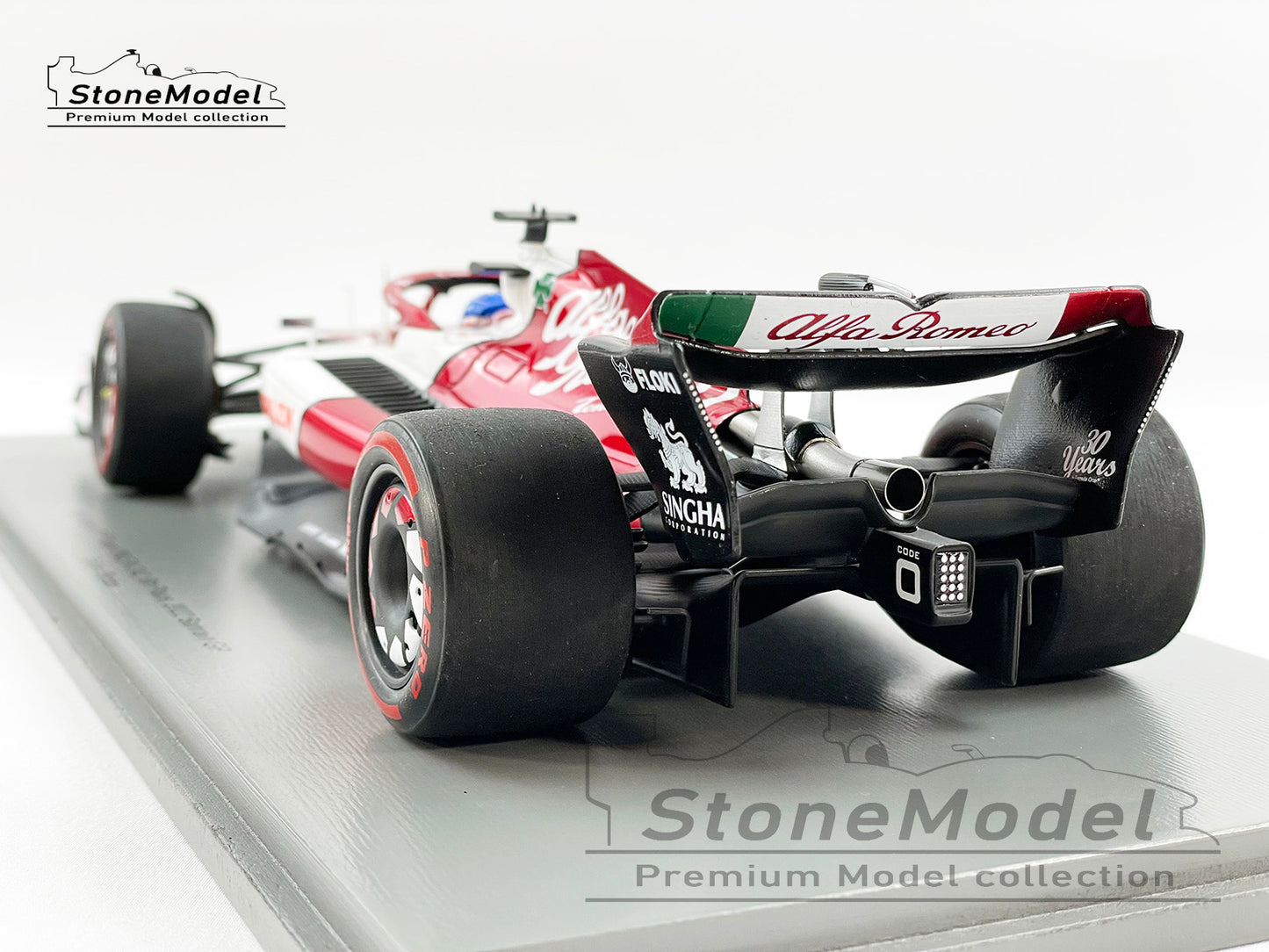 2022 Alfa Romeo Sauber F1 C42 #77 Valtteri Bottas Bahrain 6th 1:18 Spark 18S747