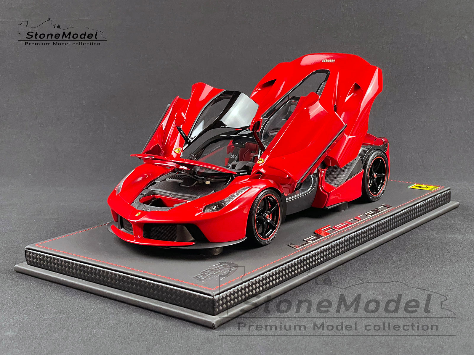 BBR High End Ferrari 1:18 LaFerrari Metallic Red Fire Rosso Fuoco Met –  Stone Model