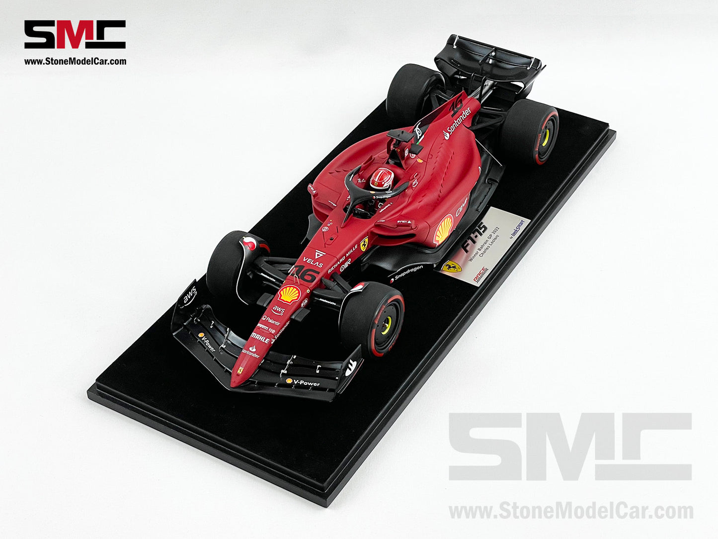 2022 F1 Ferrari F1-75 #16 Charles Leclerc Bahrain Winner 1st Win Looksmart 1:18