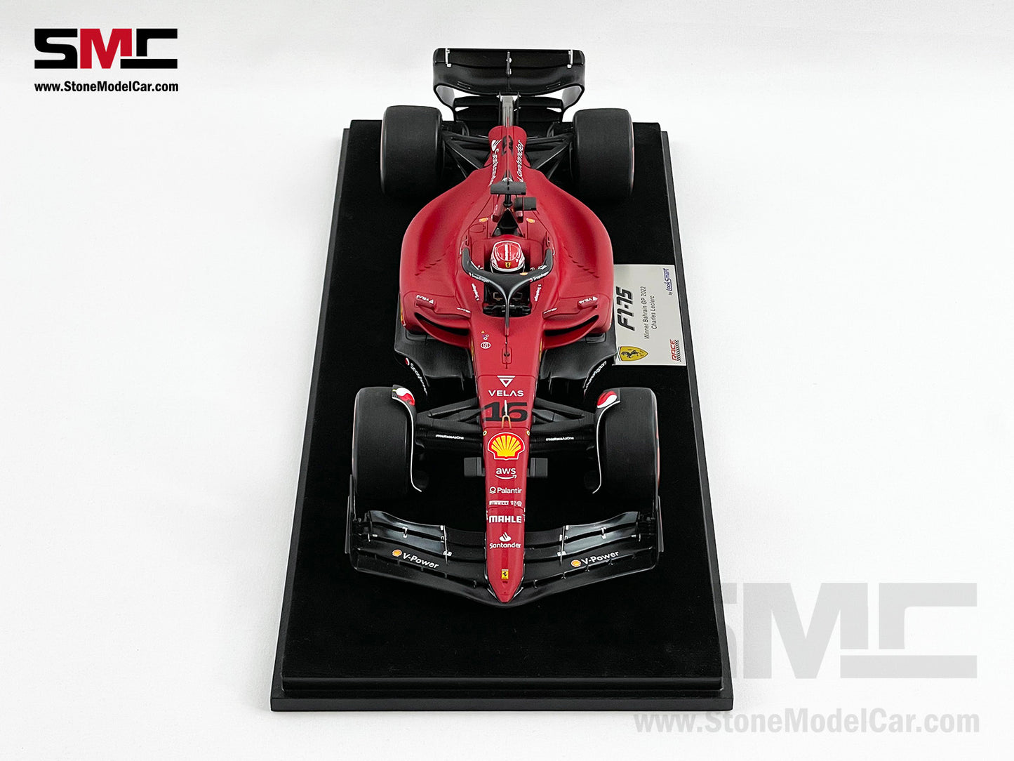 2022 F1 Ferrari F1-75 #16 Charles Leclerc Bahrain Winner 1st Win Looksmart 1:18