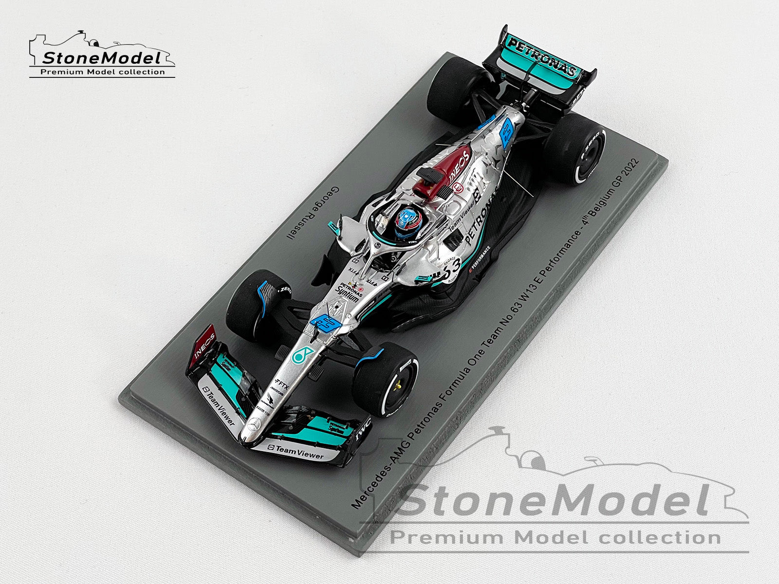 2022 Mercedes F1 W13 #63 George Russell Belgium Special Livery 1