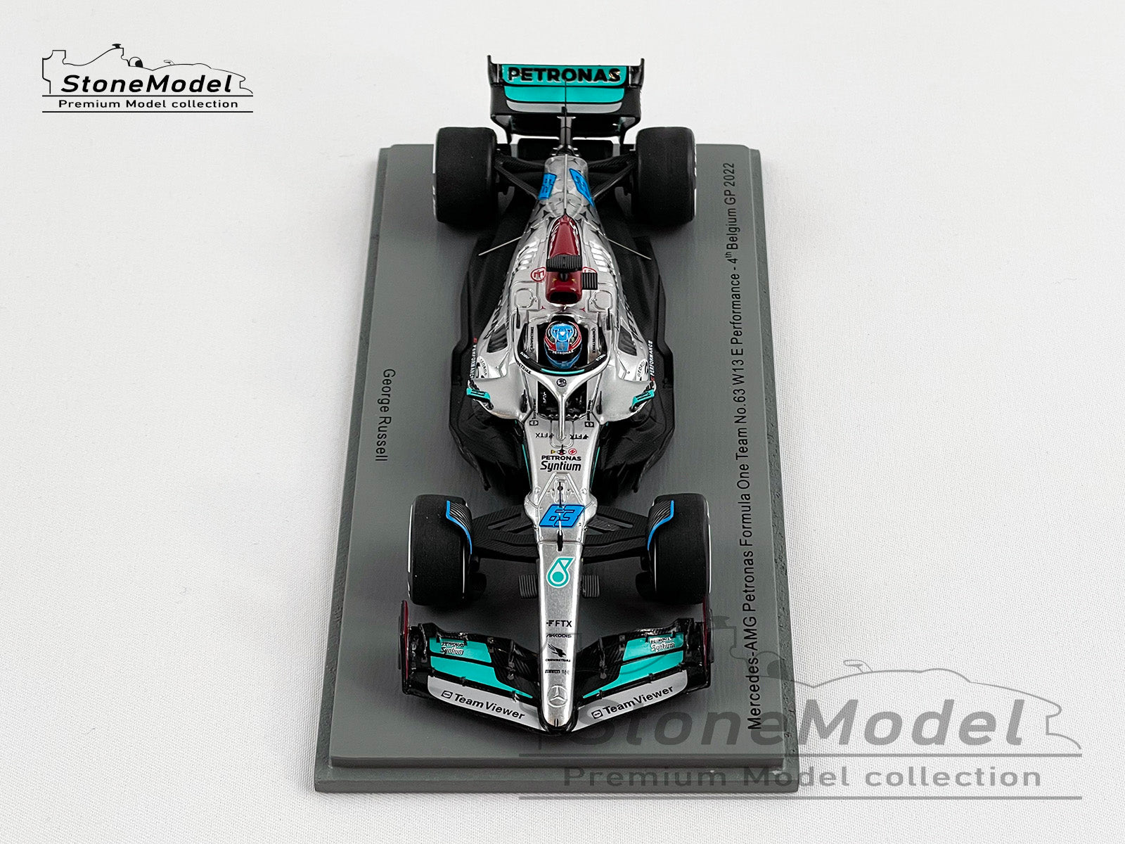 2022 Mercedes F1 W13 #63 George Russell Belgium Special Livery 1