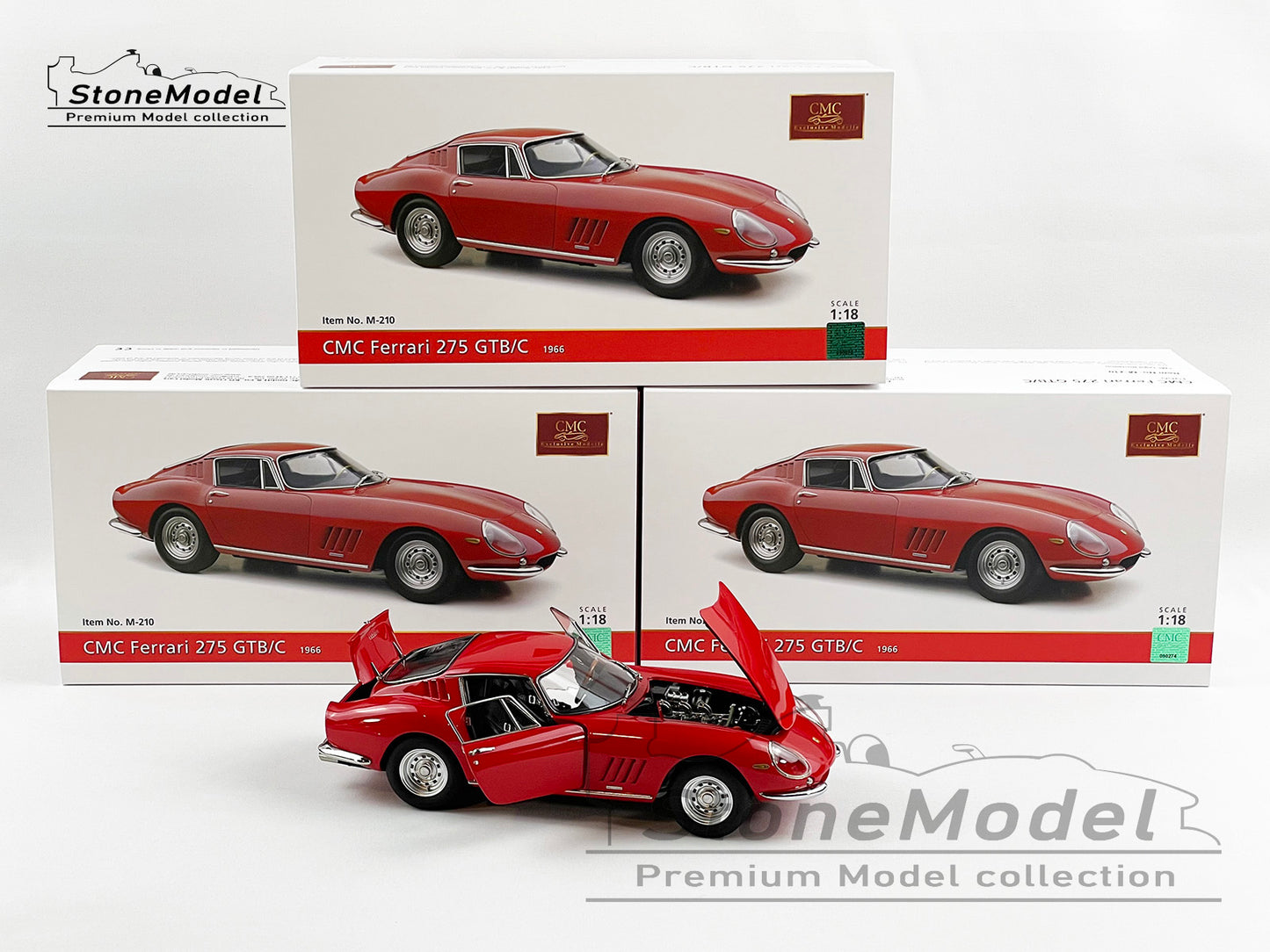 CMC Ferrari 275 GTB/C Coupe 1966 1:18 M210 M-210 Brand New Factory Sealed